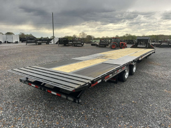 New 2025 MAXXD 102"X40' 40K *ENGINEERED FRAME* HYD DOVE Gooseneck Flatbed Trailer *AIR RIDE*