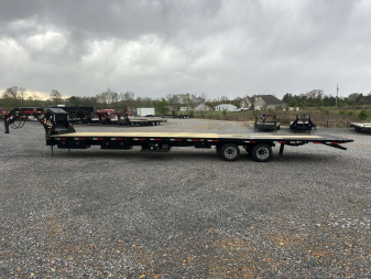 New 2025 MAXXD 102"X40' 40K *ENGINEERED FRAME* HYD DOVE Gooseneck Flatbed Trailer *AIR RIDE*