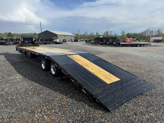 New 2025 MAXXD 102"X40' 40K *ENGINEERED FRAME* HYD DOVE Gooseneck Flatbed Trailer *AIR RIDE*