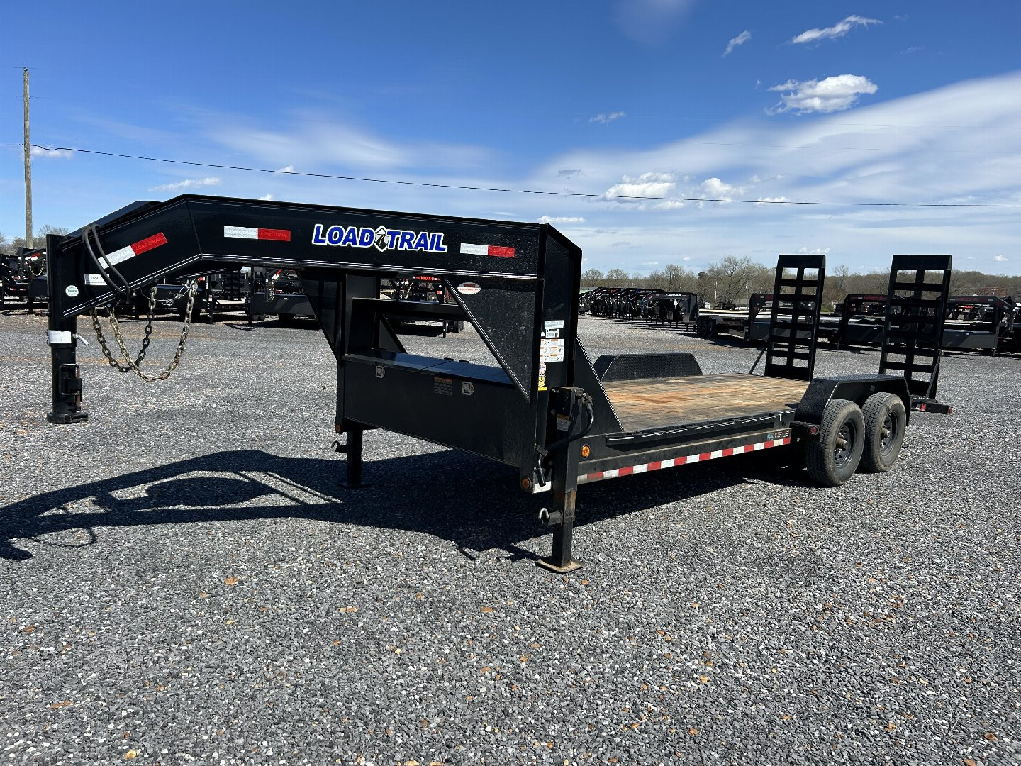 Used 2023 Load Trail 83" x 20' 14k Gooseneck Equipment Trailer