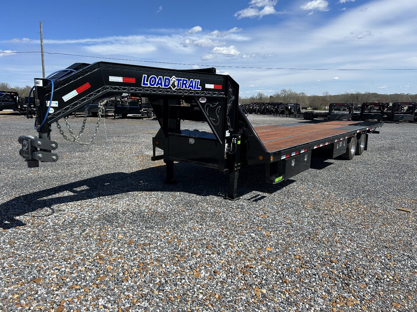 Used 2022 Load Trail 102"X34' 24K Hyd Dove Gooseneck Trailer