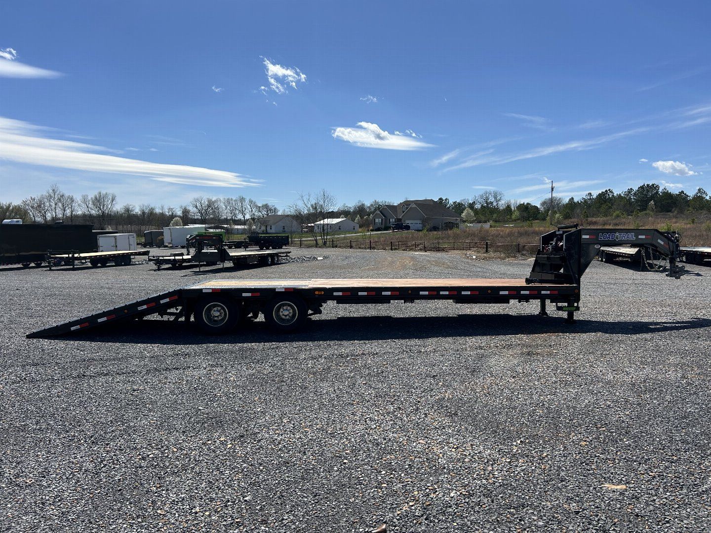 Used 2022 Load Trail 102"X34' 24K Hyd Dove Gooseneck Trailer