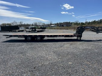 Used 2022 Load Trail 102"X34' 24K Hyd Dove Gooseneck Trailer