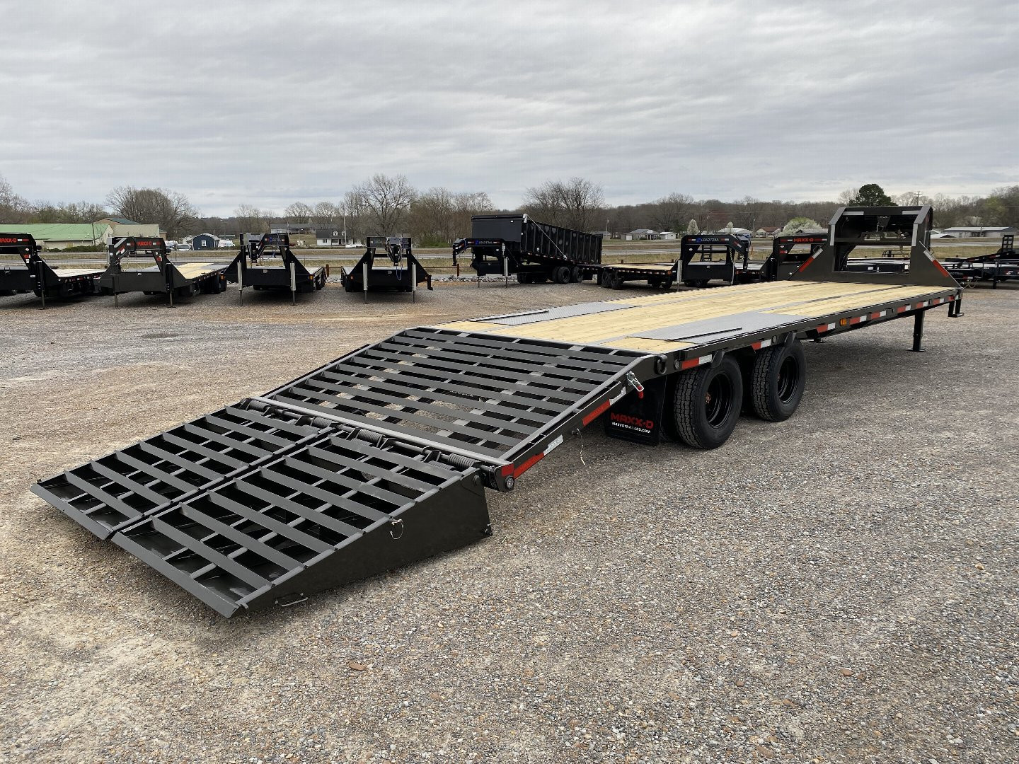 New 2025 MAXXD Gooseneck Flatbed Trailer | 102" x 30' 25.9K GVWR