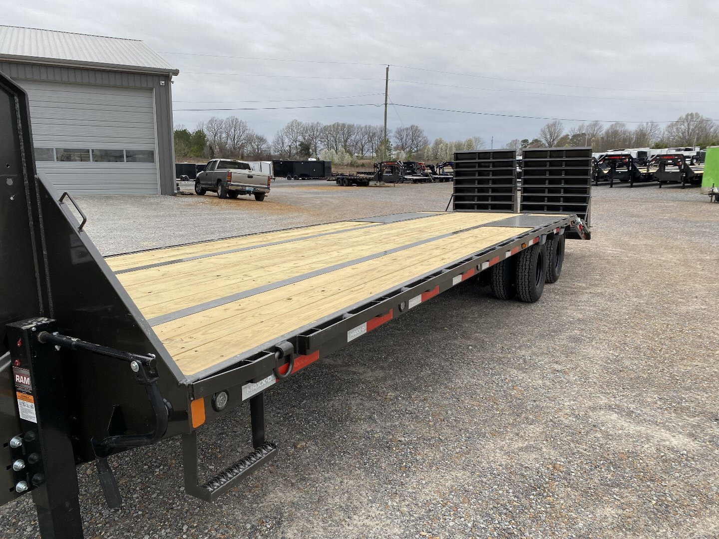 New 2025 MAXXD Gooseneck Flatbed Trailer | 102" x 30' 25.9K GVWR