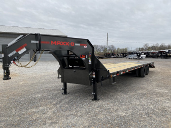 New 2025 MAXXD Gooseneck Flatbed Trailer | 102" x 30' 25.9K GVWR
