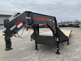 New 2025 MAXXD 102"X30' 22.5K Gooseneck Flatbed Trailer *ENGINEERED FRAME*