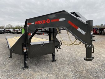 New 2025 MAXXD 102"X30' 22.5K Gooseneck Flatbed Trailer *ENGINEERED FRAME*