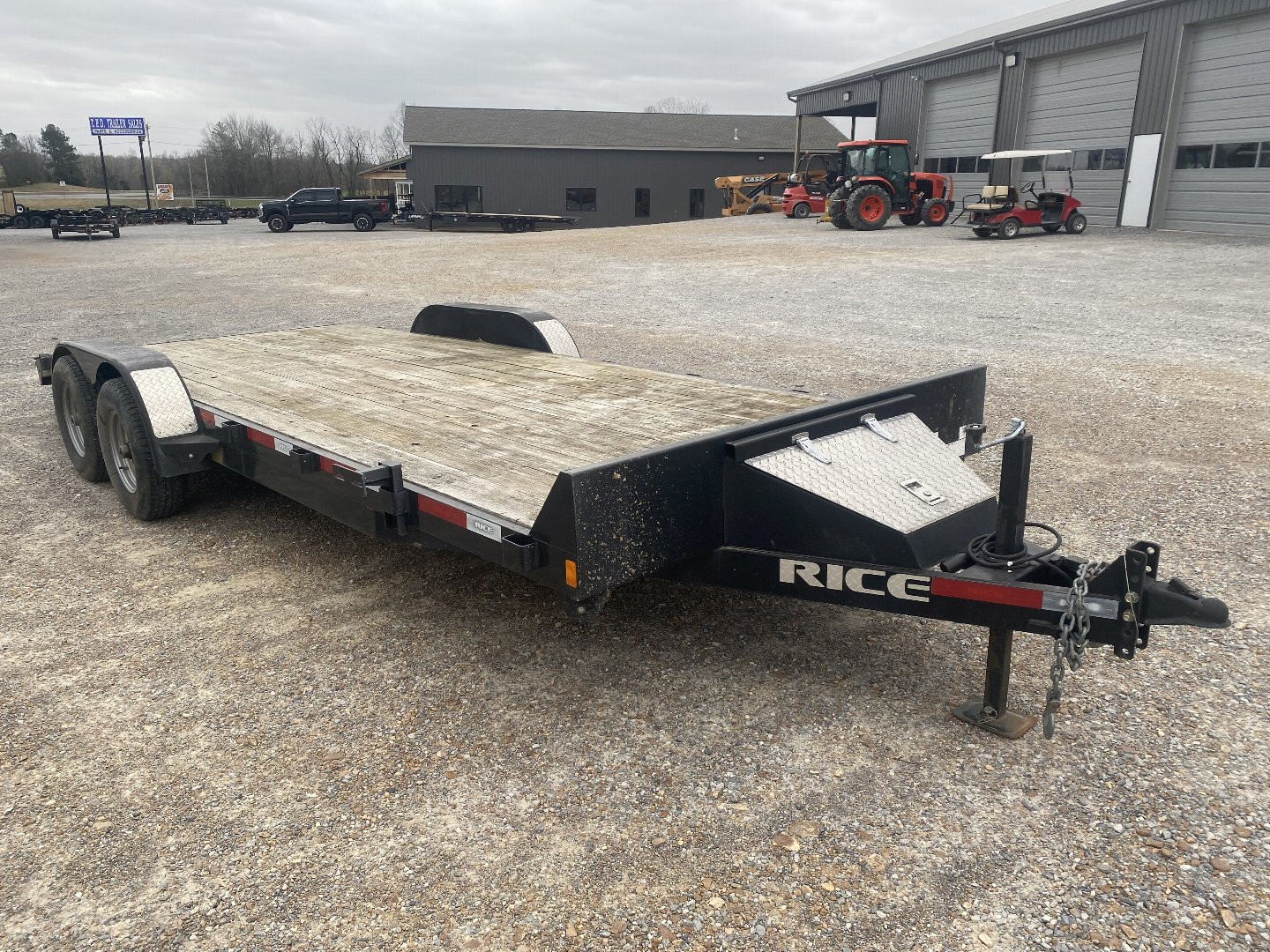 New 2017 Rice 82"X20' 10K Equipment Trailer