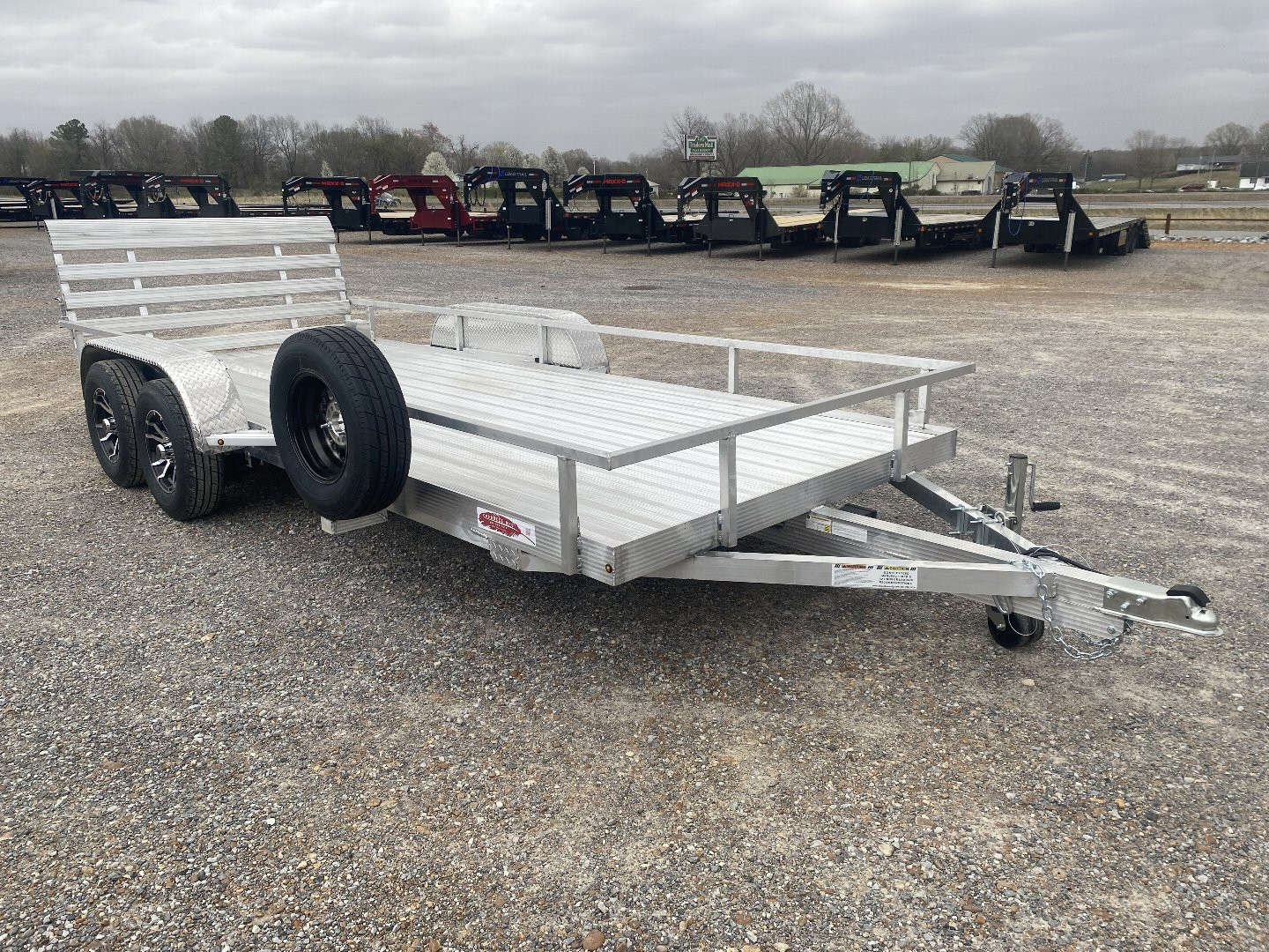 New 2025 Cherokee LowPro 16' Utility Trailer ALUMINUM