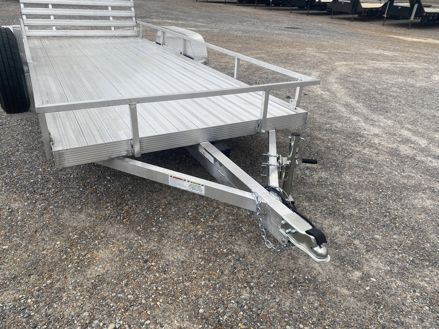 New 2025 Cherokee LowPro 16' Utility Trailer ALUMINUM
