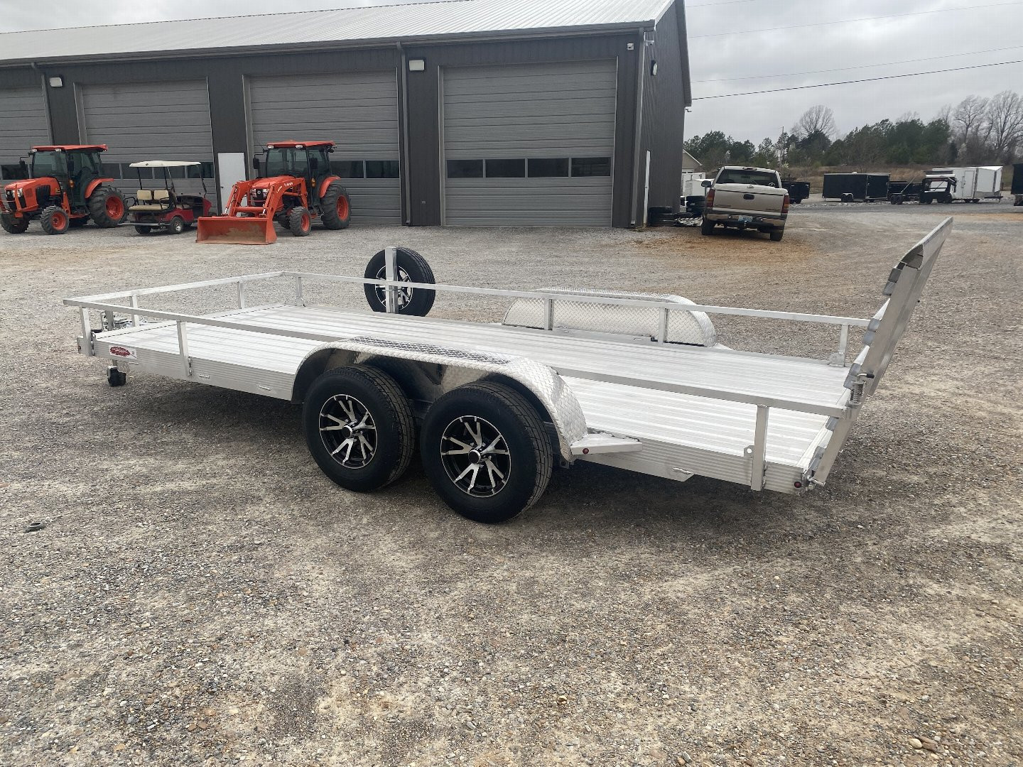 New 2025 Cherokee LowPro 16' Utility Trailer ALUMINUM