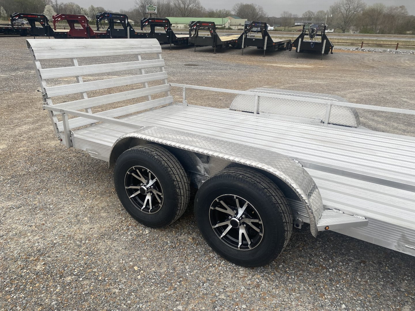 New 2025 Cherokee LowPro 16' Utility Trailer ALUMINUM