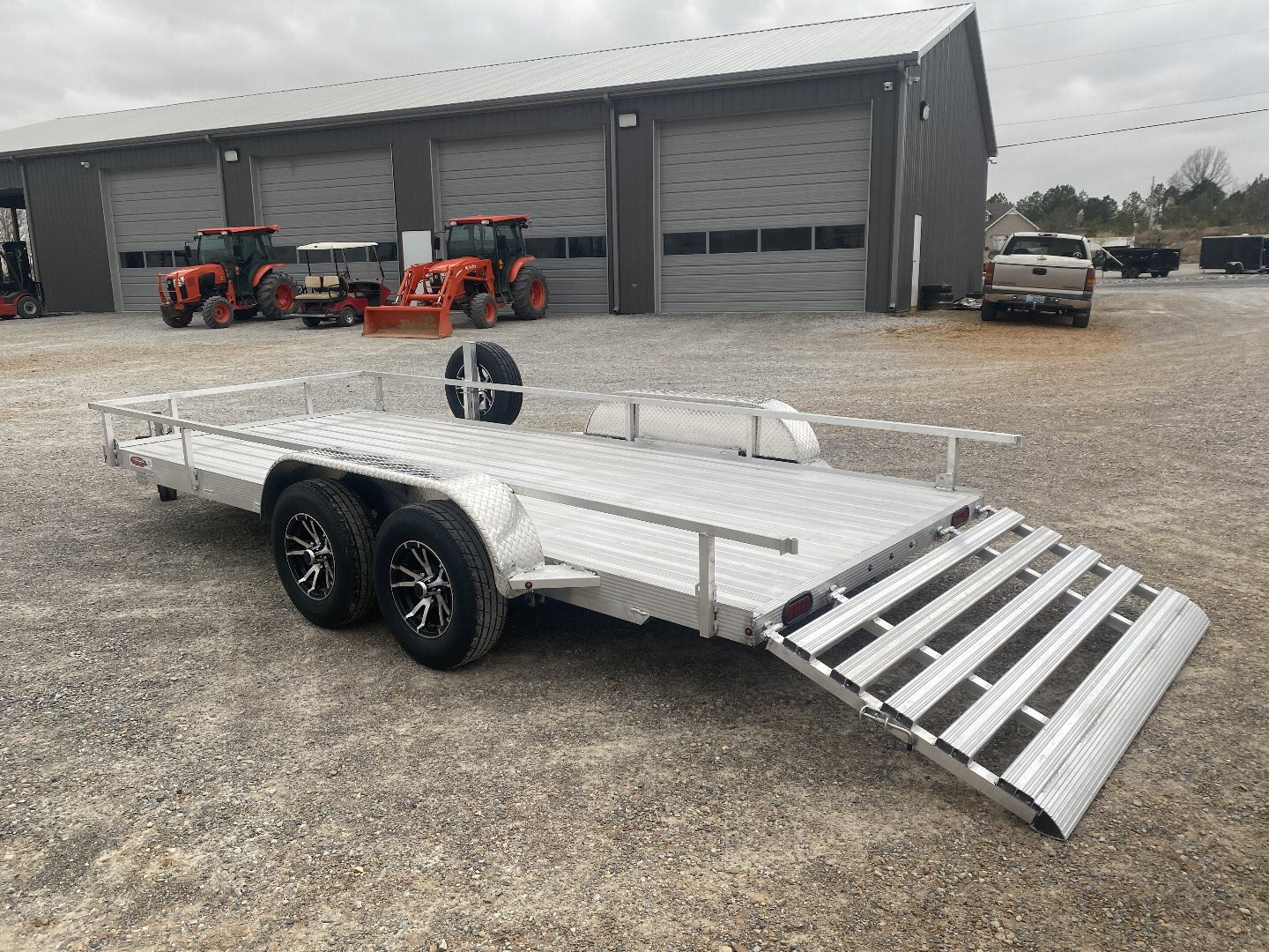 New 2025 Cherokee LowPro 16' Utility Trailer ALUMINUM