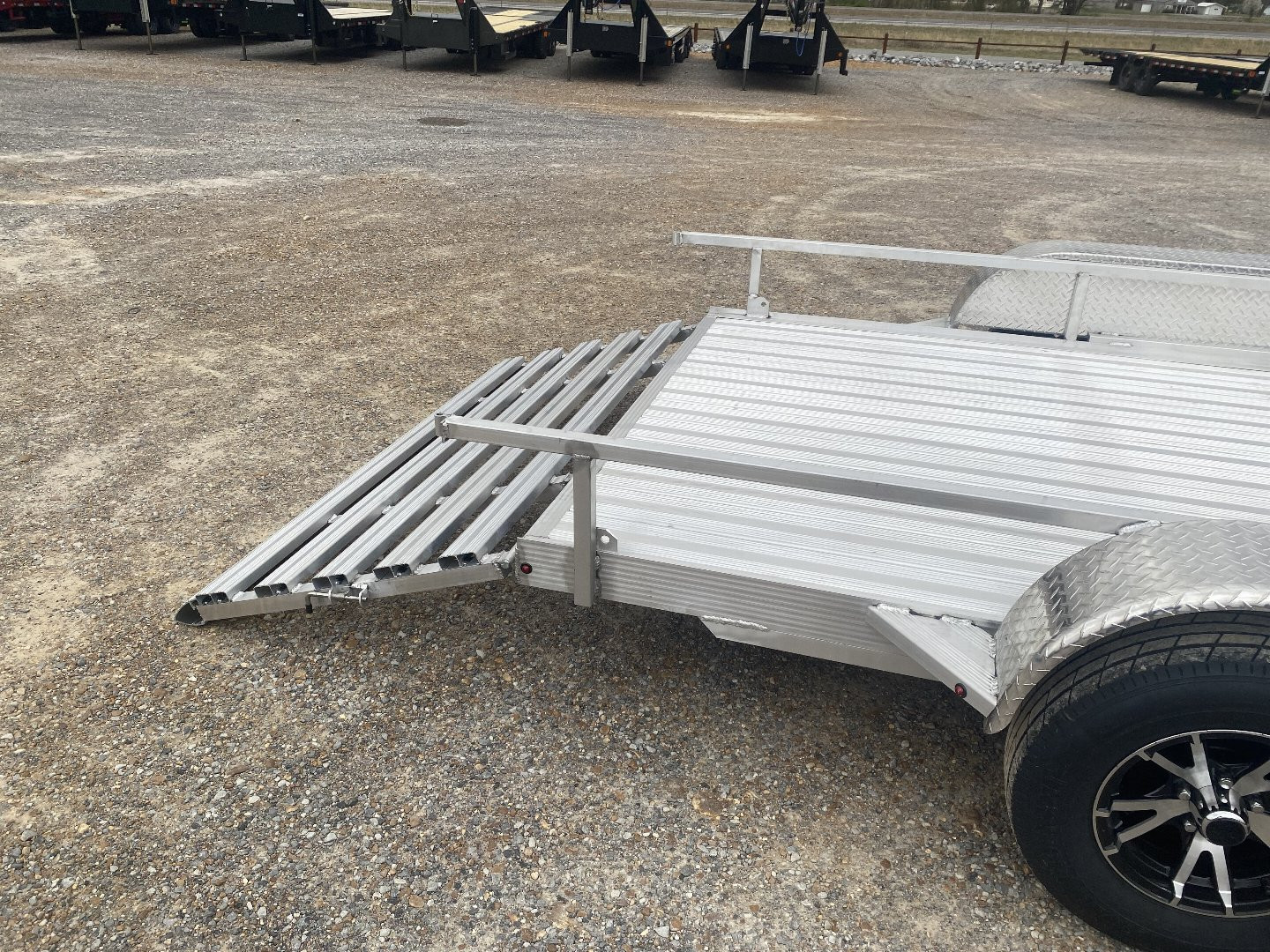 New 2025 Cherokee LowPro 16' Utility Trailer ALUMINUM