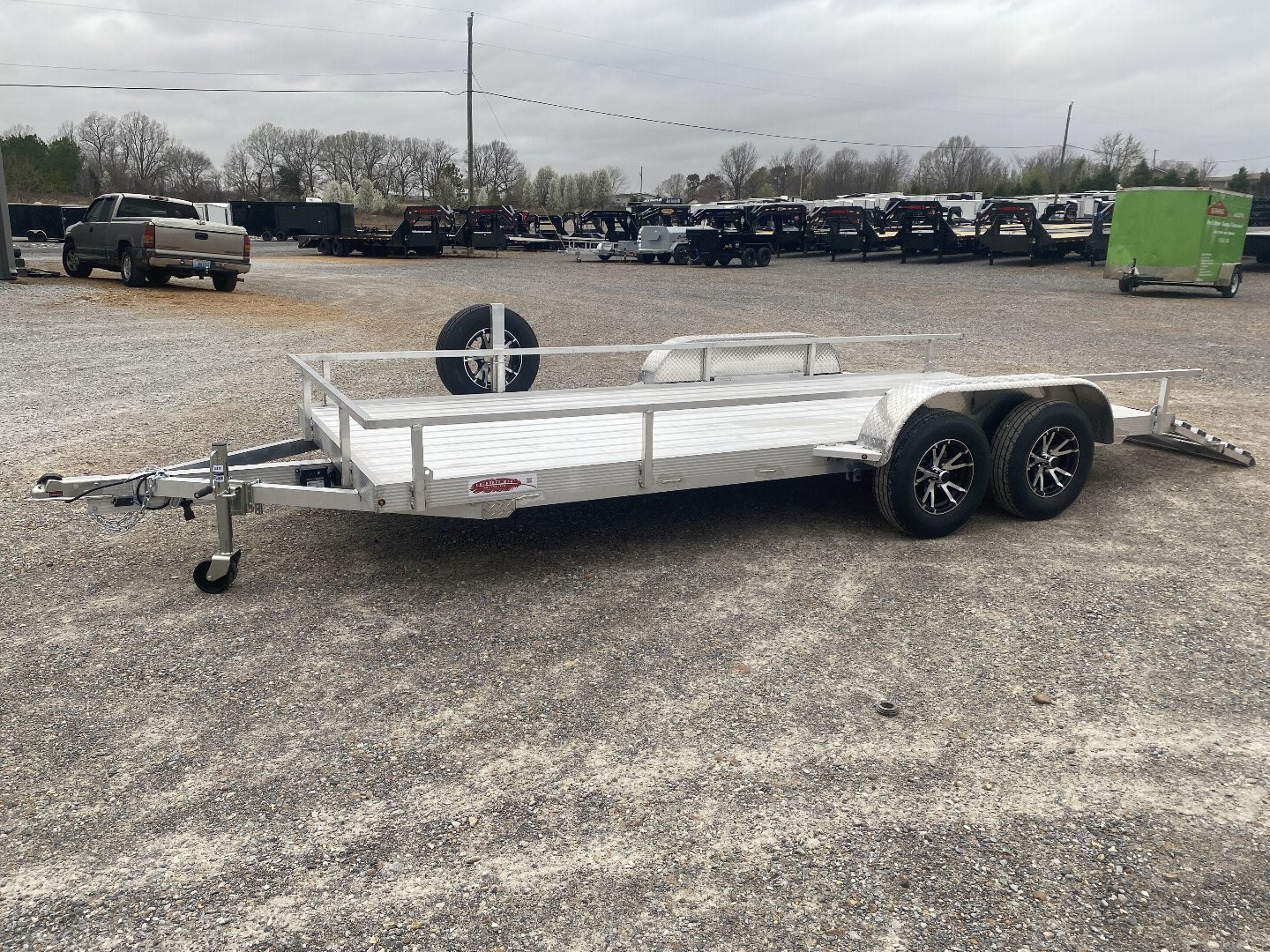 New 2025 Cherokee LowPro 16' Utility Trailer ALUMINUM