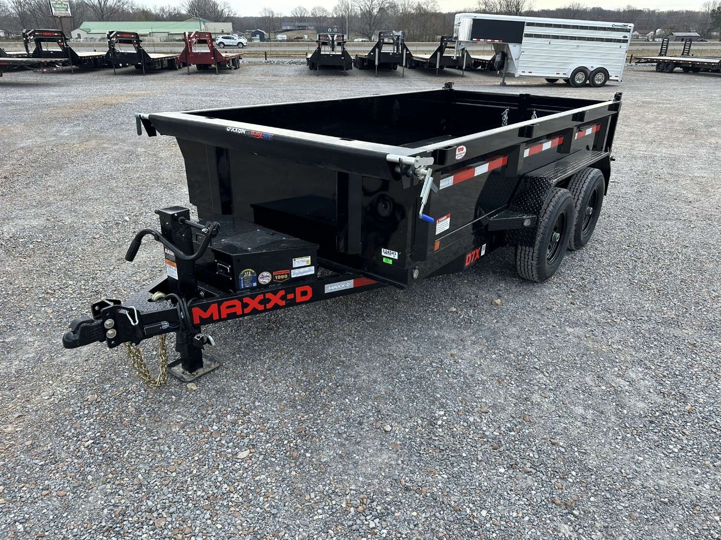 New 2025 MAXXD 72"x12' 10k Dump Trailer