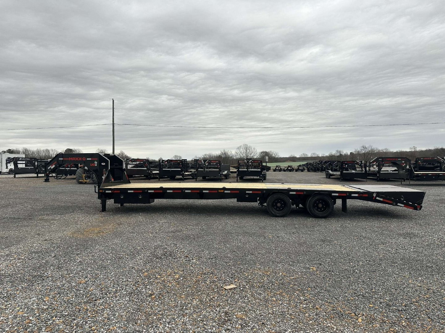 New 2025 MAXXD Gooseneck Trailer | 12' x 32' 40K GVWR