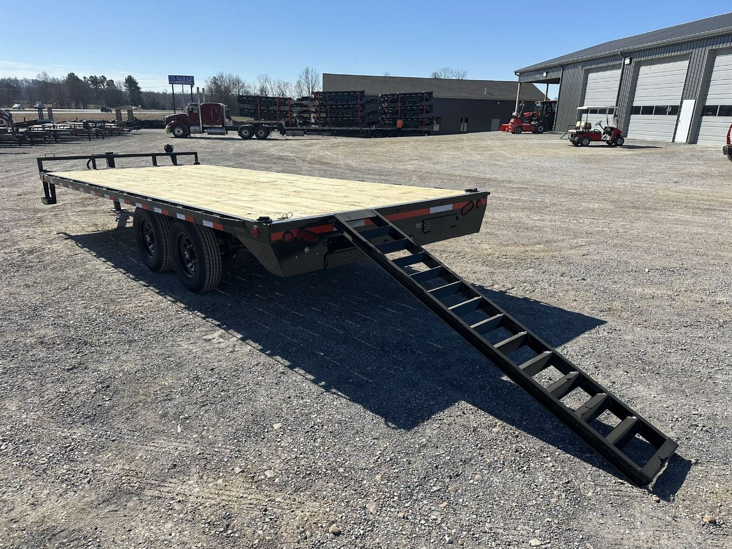 New 2025 Load Trail 102" X 20' 14K Flatbed Trailer