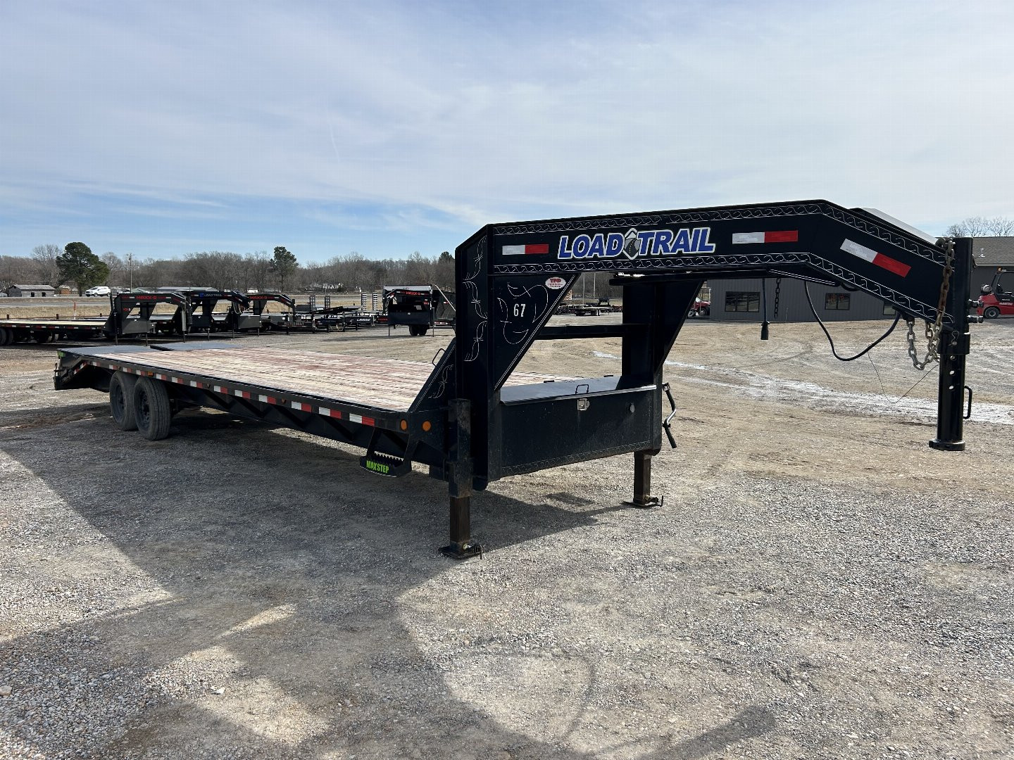 Used 2021 Load Trail 102" x 30' 14k Gooseneck Trailer