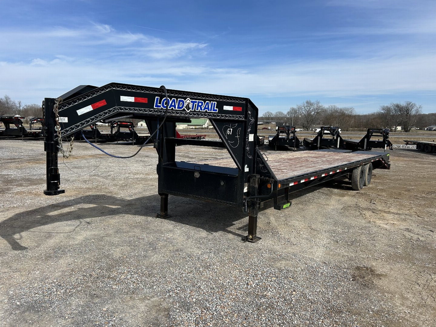 Used 2021 Load Trail 102" x 30' 14k Gooseneck Trailer