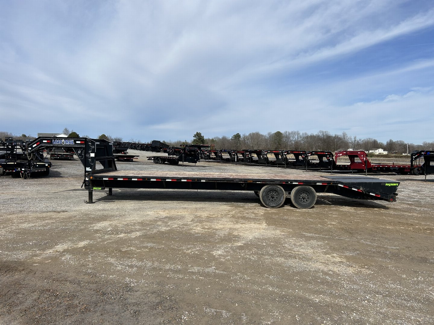 Used 2021 Load Trail 102" x 30' 14k Gooseneck Trailer