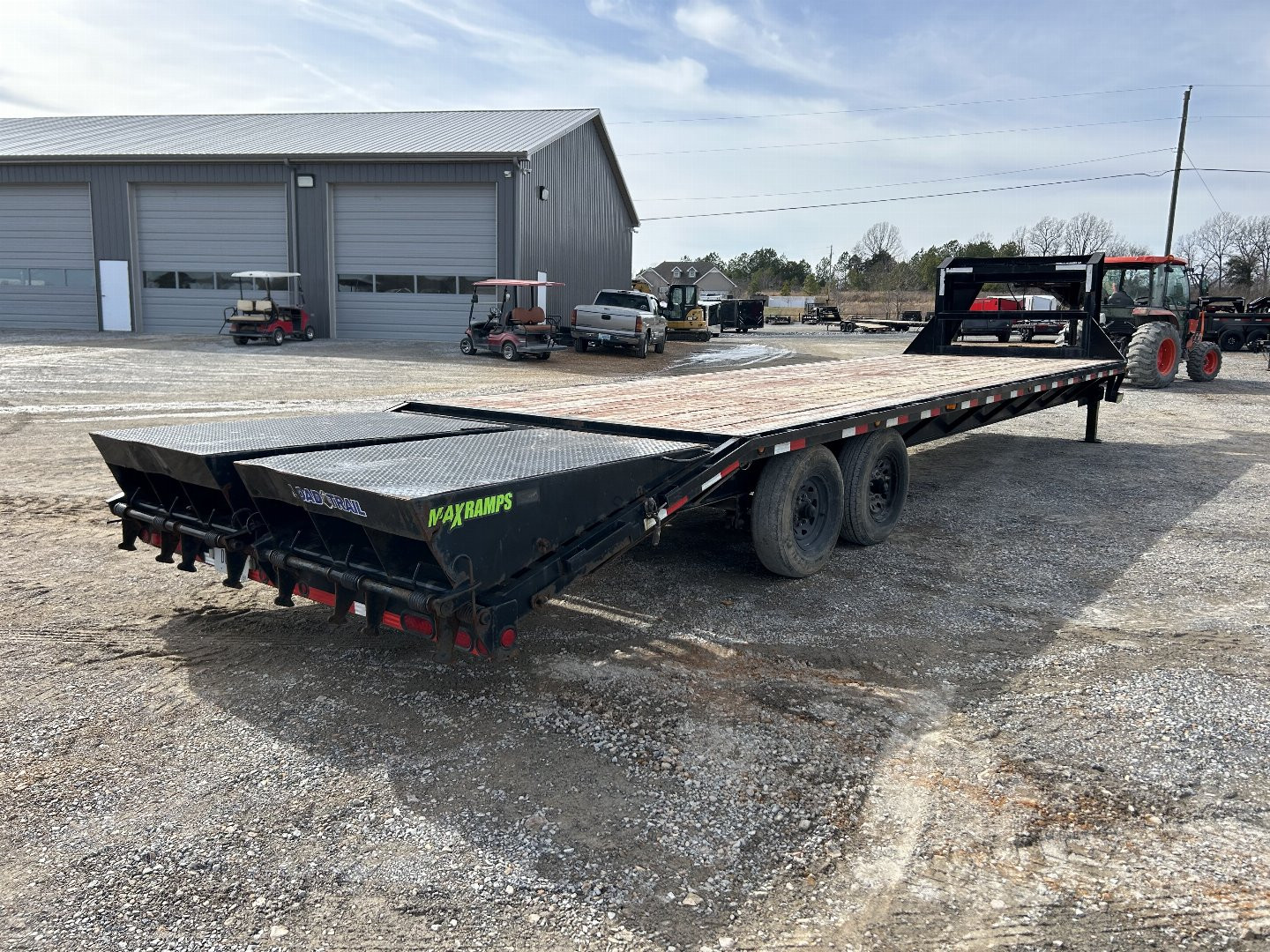 Used 2021 Load Trail 102" x 30' 14k Gooseneck Trailer
