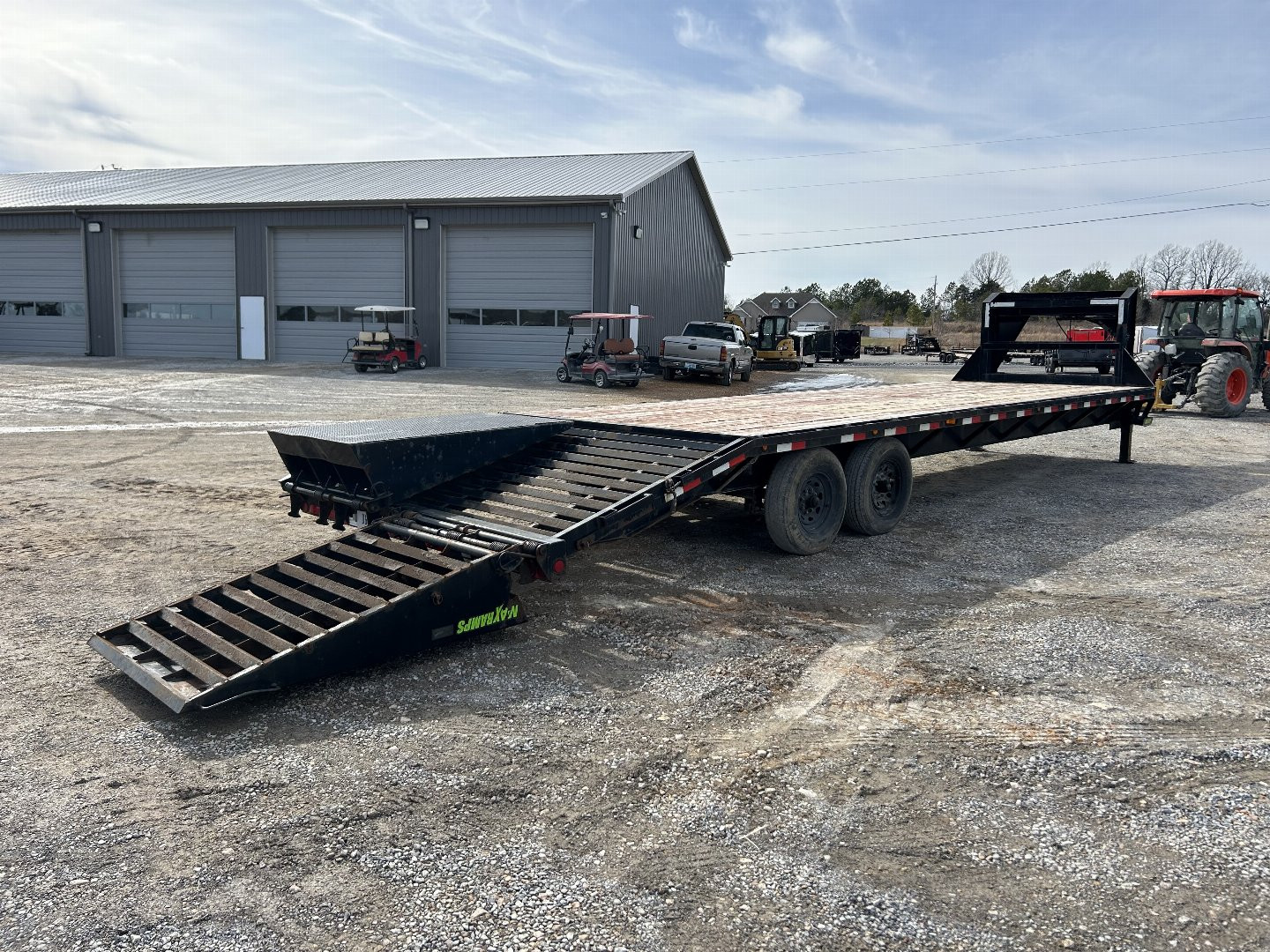 Used 2021 Load Trail 102" x 30' 14k Gooseneck Trailer
