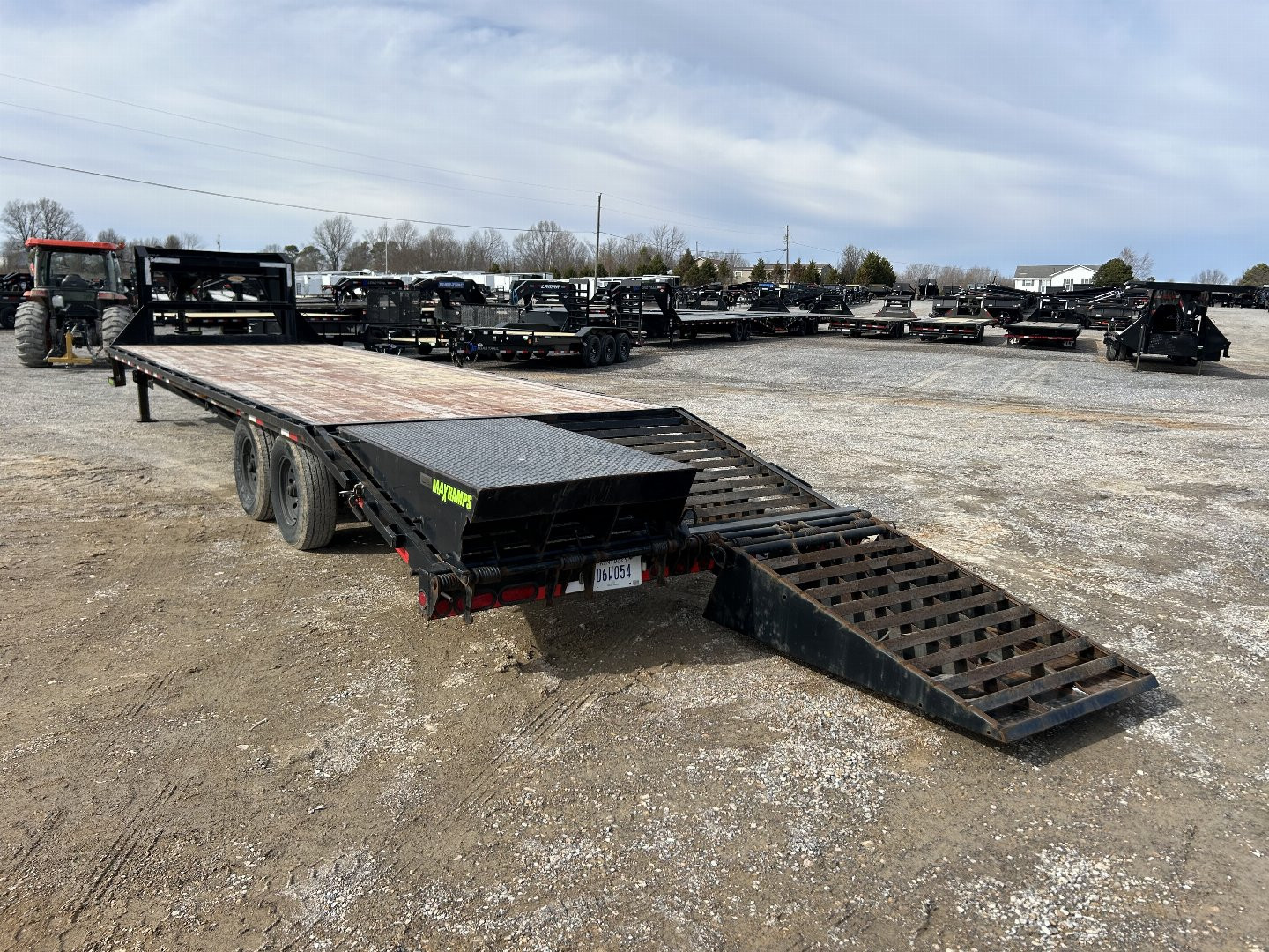 Used 2021 Load Trail 102" x 30' 14k Gooseneck Trailer