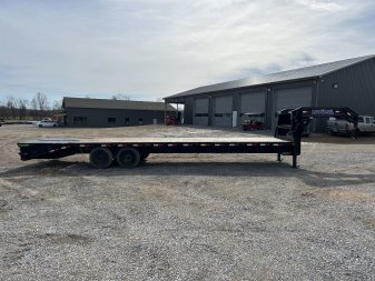 Used 2021 Load Trail 102" x 30' 14k Gooseneck Trailer