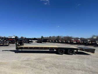 New 2025 MAXXD 102"X32' 25.9K Gooseneck Flatbed Trailer *ENGINEERED FRAME*
