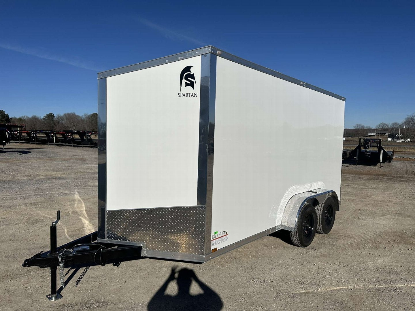 New 2025 Spartan 7'x14' 7k Enclosed Trailer *SCREWLESS POLYCORE*