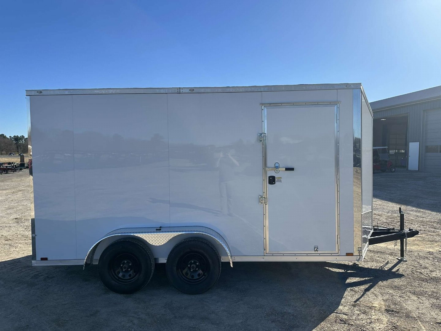New 2025 Spartan 7'x14' 7k Enclosed Trailer *SCREWLESS POLYCORE*
