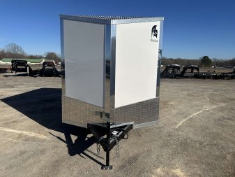 New 2025 Spartan 7'x14' 7k Enclosed Trailer *SCREWLESS POLYCORE*