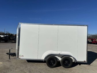 New 2025 Spartan 7'x14' 7k Enclosed Trailer *SCREWLESS POLYCORE*