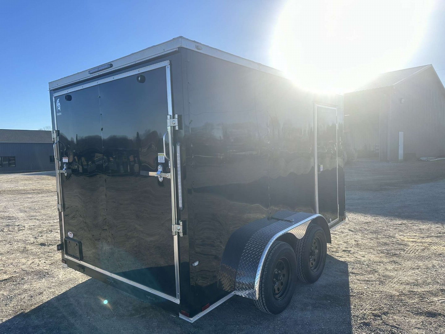 New 2025 Spartan 7'X12' 7k Enclosed Trailer