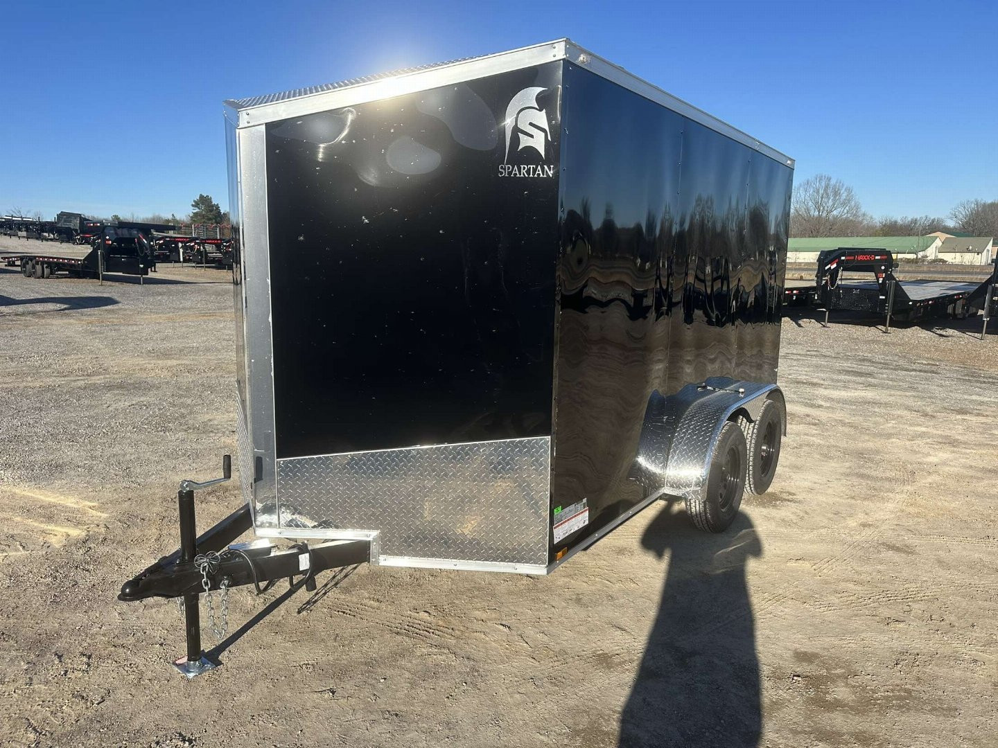 New 2025 Spartan 7'X12' 7k Enclosed Trailer