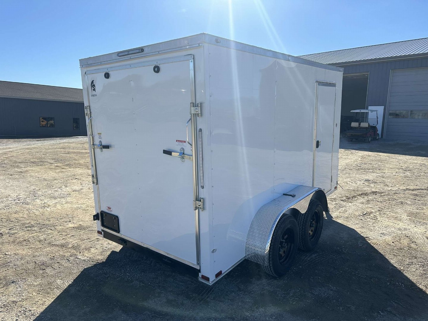 New 2025 Spartan 6'x12' 7k Enclosed Trailer