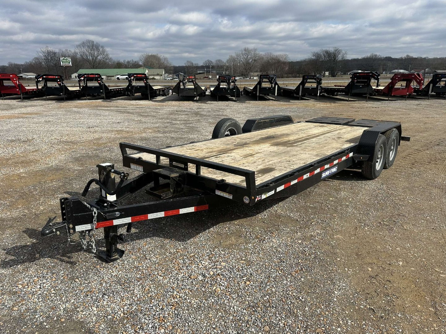 Used 2024 Sure-Trac 83"x20' 14k Equipment Trailer