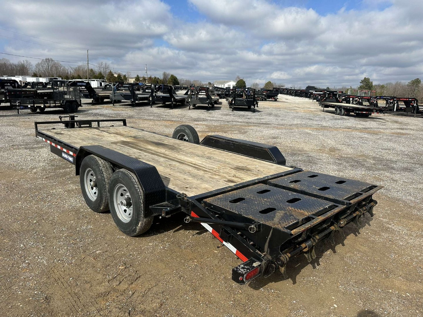Used 2024 Sure-Trac 83"x20' 14k Equipment Trailer