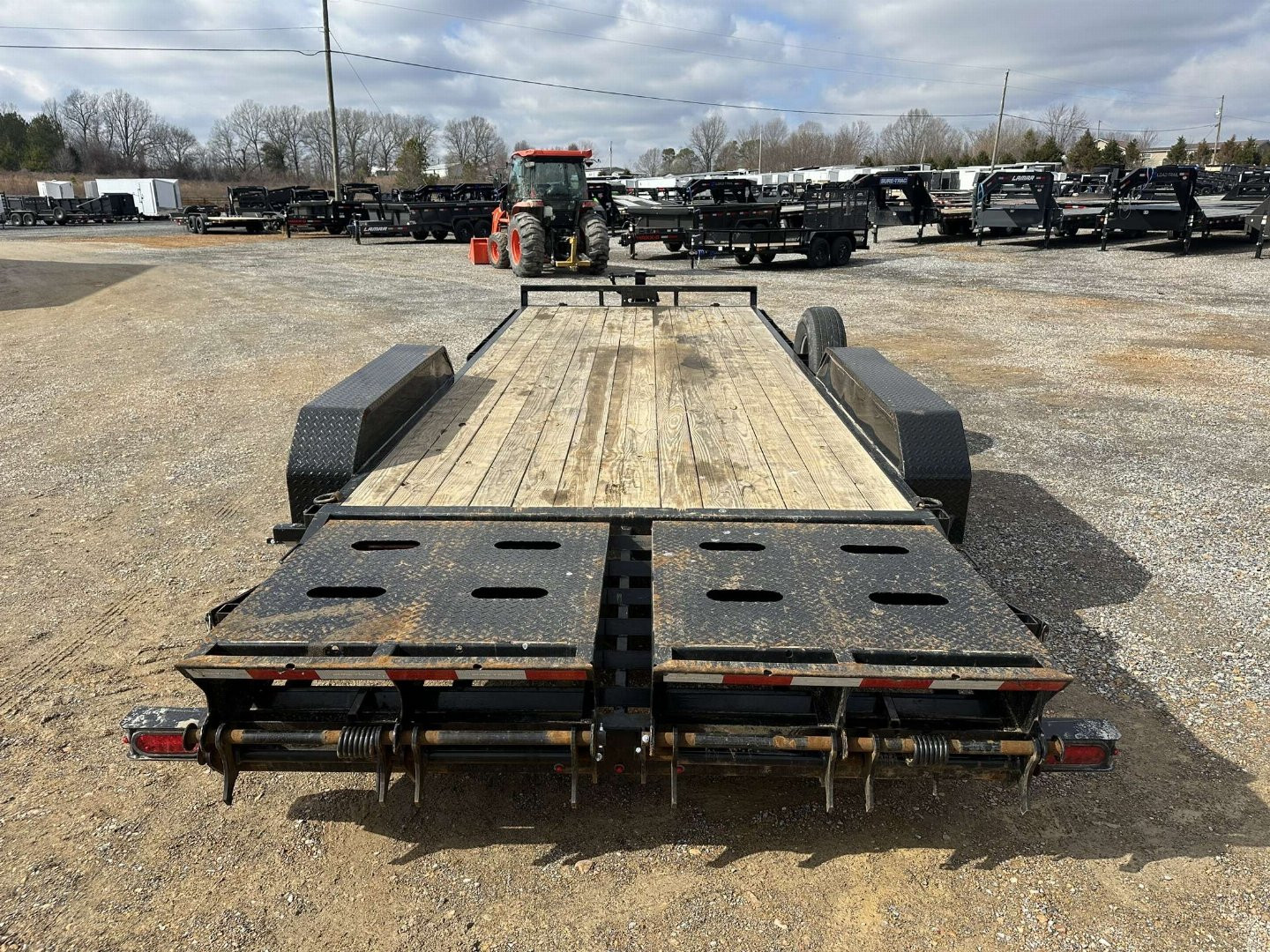 Used 2024 Sure-Trac 83"x20' 14k Equipment Trailer