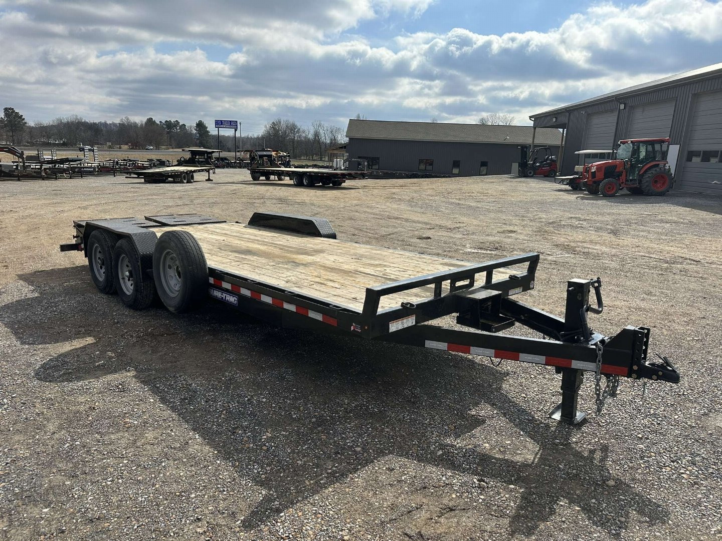 Used 2024 Sure-Trac 83"x20' 14k Equipment Trailer