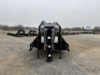 Used 2023 Load Trail 102"X40' 30K Hyd Dove Gooseneck Trailer