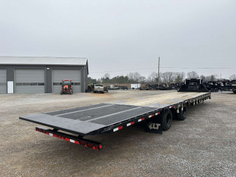 Used 2023 Load Trail 102"X40' 30K Hyd Dove Gooseneck Trailer