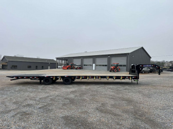 Used 2023 Load Trail 102"X40' 30K Hyd Dove Gooseneck Trailer