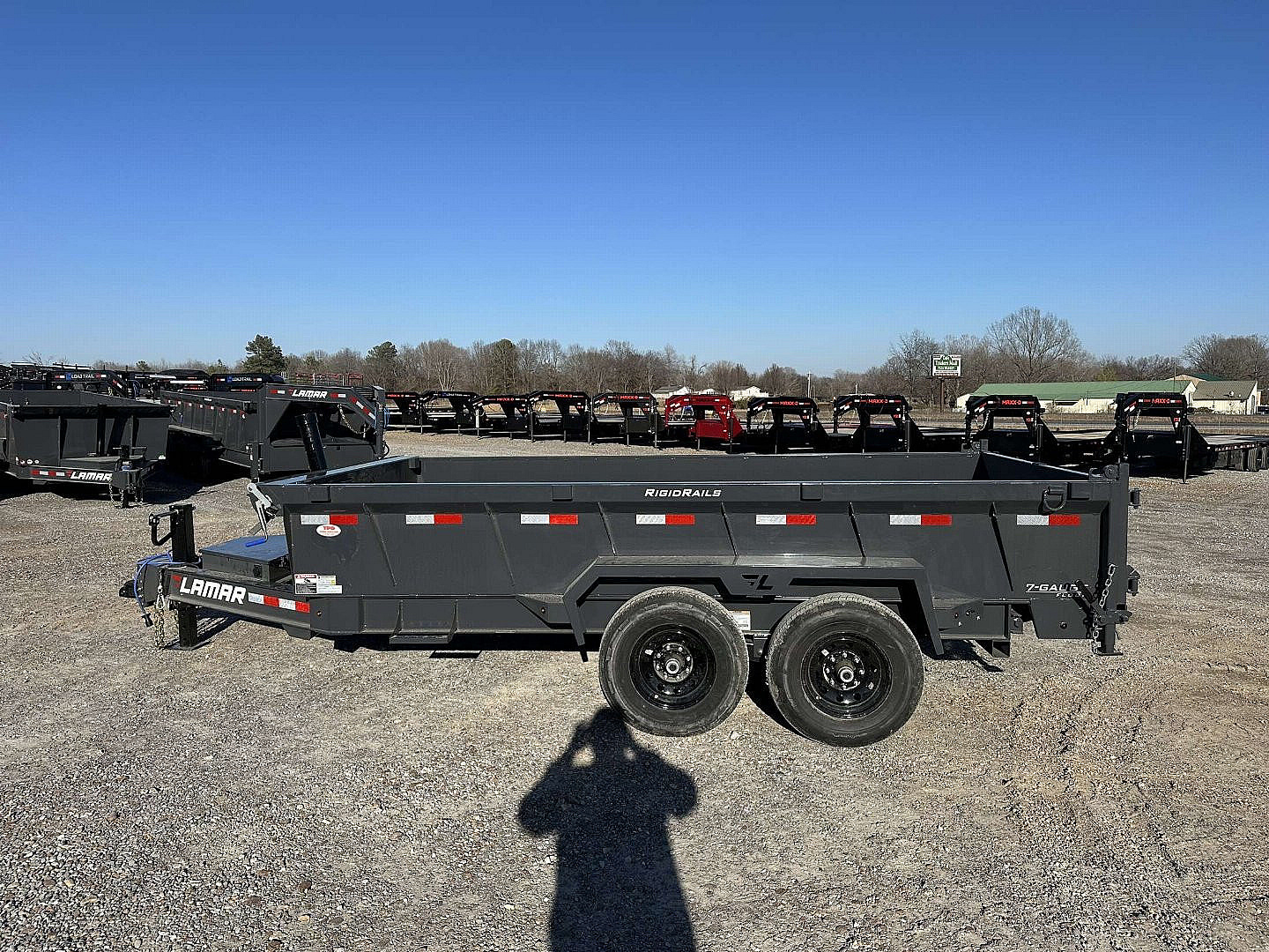 New 2025 Lamar Dump Trailer | 83" x 14' 14K GVWR