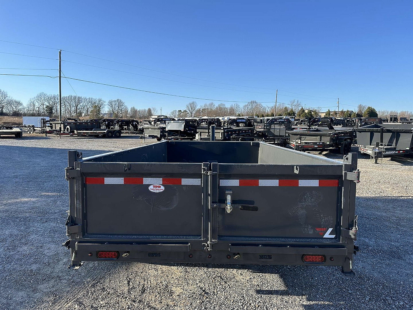 New 2025 Lamar Dump Trailer | 83" x 14' 14K GVWR