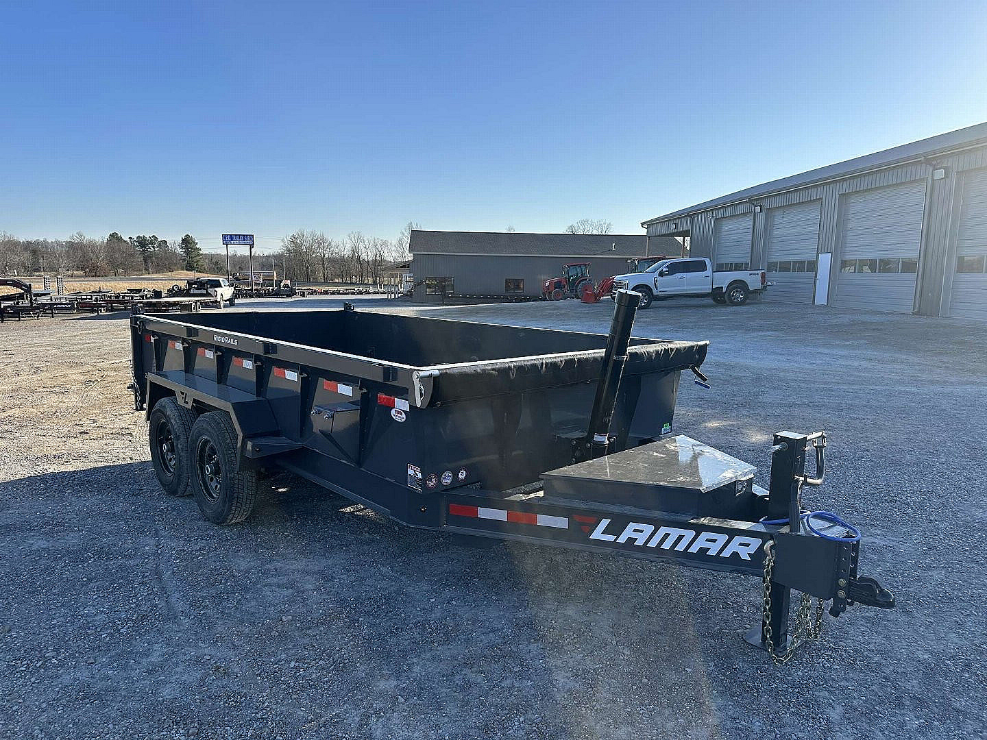 New 2025 Lamar Dump Trailer | 83" x 14' 14K GVWR