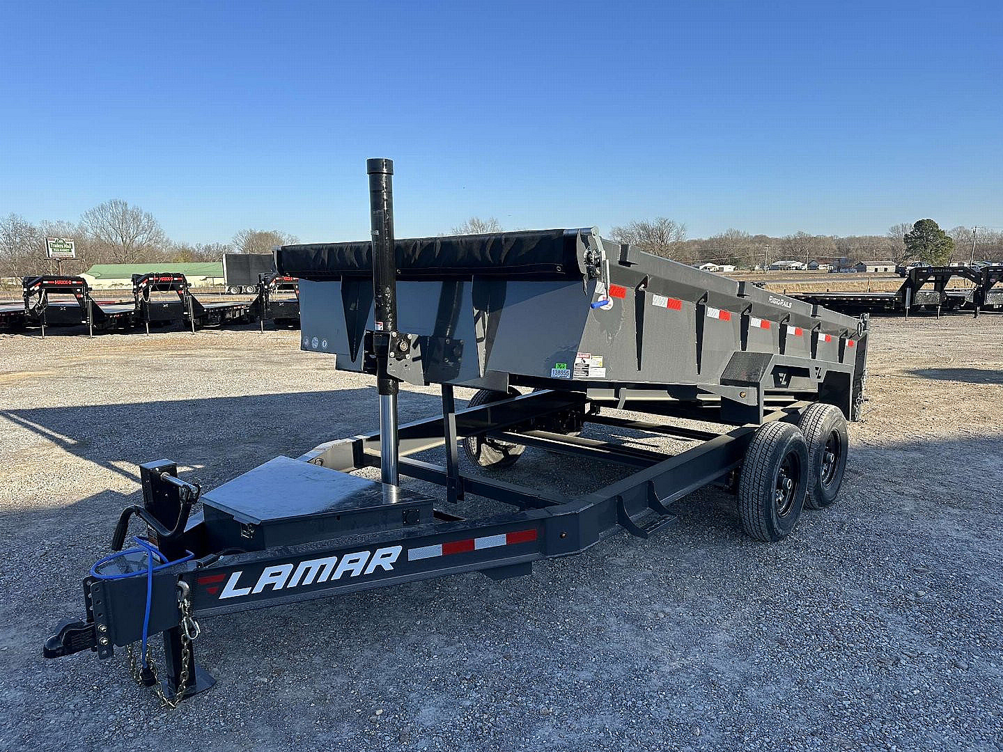 New 2025 Lamar Dump Trailer | 83" x 14' 14K GVWR