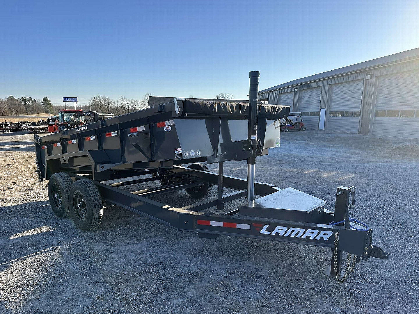New 2025 Lamar Dump Trailer | 83" x 14' 14K GVWR